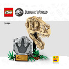 LEGO Dinosaur Fossils: T. rex Skull Set 76964 Instructions
