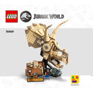 LEGO Dinosaur Fossils: Triceratops Skull Set 76969 Instructions