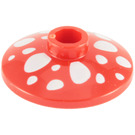 LEGO Dish 2 x 2 mit Mushroom (4740 / 93051)