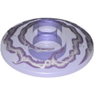 LEGO Dish 2 x 2 with White and Lavender Lightning Swirl (20268)