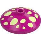 LEGO Dish 3 x 3 avec Jaune Mushroom Splotches (35268 / 107520)