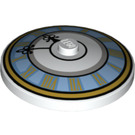 LEGO Dish 4 x 4 with Clock (Solid Stud) (27350)