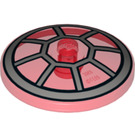 LEGO Dish 4 x 4 with TIE Fighter Cockpit (Solid Stud) (3960 / 36529)