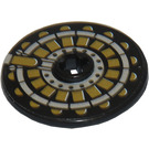 LEGO Disk 3 x 3 met Rond Ammunition Riem Sticker (2723)