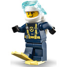 LEGO Diver Policeman Figurine