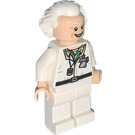 LEGO Doc Brown with White Suit and Long Hair Minifigure