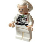 LEGO Doc Brown with White Suit and Long Hair with Tool Belt Minifigure