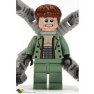 LEGO Doc Ock con Verde arena Atuendo y Clenched Dientes Minifigura