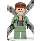 LEGO Doc Ock med Sand Grön Utstyrsel och Tunn Toothy Smile Minifigur