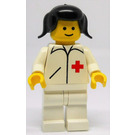 LEGO Arzt mit Pigtails Minifigur