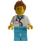 LEGO Doktor med Pigget Hår Minifigur