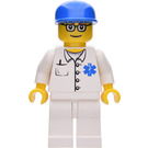 LEGO Doktor s Sluneční brýle a Modrá Víčko Minifigurka