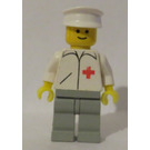 LEGO Doktor s Bílá Čepice Minifigurka