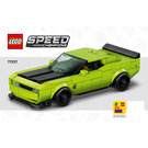 LEGO Dodge Challenger SRT Hellcat Set 77237 Instructions