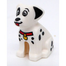 LEGO Hund - Baby Dalmatian med Halskjede og Medal (102037)