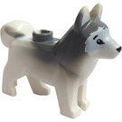 LEGO Dog - Husky with Black Eyes (17817)