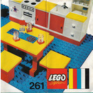 LEGO Dolls Kitchen Set 261-4 Instructions
