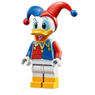 LEGO Donald Eend in Jester Kleding Minifiguur