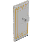 LEGO Door 1 x 3 x 6 with Gold Lines and Flowers (80683 / 110698)