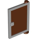 LEGO Door 1 x 4 x 5 Right with Reddish Brown Glass (73194)