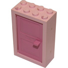 LEGO Door 2 x 4 x 5 Frame with Medium Dark Pink Door (4130)