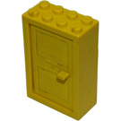 레고 Door 2 x 4 x 5 Frame with Yellow Door (4130)