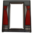 LEGO Door Frame 2 x 8 x 8 with Red Curtains (51101)