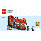 LEGO Double-Decker Sightseeing Bus  Set 60407 Instructions