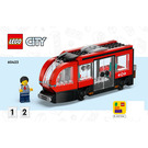 LEGO Downtown Streetcar and Station 60423 Byggeinstruksjoner