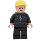 LEGO Draco Malfoy with Black Suit and Slytherin Tie (Frown / Scared) Minifigure
