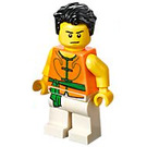 LEGO Drachen Boat Rower mit Brushed Haar Minifigur