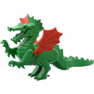 LEGO Dragon Complete Assembly with Red Wings