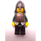 LEGO drake Riddare Rustning med Kedja, Hjälm med nackskydd Chess Bishop Slott Minifigur