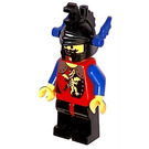 LEGO Dragon Chevalier avec Bleu Plumes Minifigurine