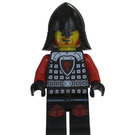 LEGO Drachen Knight mit Neck Protector Helm, Bushy Beard und 2 Sided Kopf (Frown/Angry Scowl) Minifigur