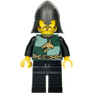 LEGO Drachen Ritter mit Stoppel, Helm mit Nackenschutz und Schwarz Beine Minifigur