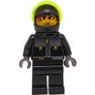 LEGO Driver Actor with Transparent Neon Green Visor Minifigure