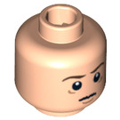 LEGO Dual Sided Frodo Head with Tired and Poisoned Eyes Pattern (Recessed Solid Stud) (10385 / 11367)