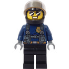 LEGO Duke Detain s Dark Modrá Policie Uniform Minifigurka