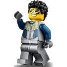 LEGO Duke DeTain met Plat Zilver Zipped Jasje Minifiguur