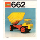 LEGO Dump Truck Set 662-1 Instructions