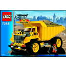 LEGO Dump Truck Set 7344 Instructions