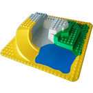 LEGO Duplo Grondplaat met Lake (Vier Levels) 24 x 24 (2295)