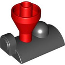 LEGO Duplo Noir Boiler avec rouge Funnel (4570 / 73355)