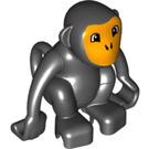 LEGO Duplo Schwarz Affe mit Arme Nieder (60364)