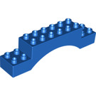LEGO Duplo Blau Bogen Backstein 2 x 10 x 2 (51704 / 51913)