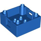 LEGO Duplo Bleu Boîte avec Manipuler 4 x 4 x 1.5 (18016 / 47423)