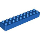 LEGO Duplo Bleu Brique 2 x 10 (2291)