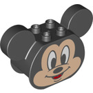 LEGO Duplo Brique 2 x 4 x 2 Mickey Mouse Affronter et Oreilles (43813)