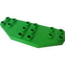 LEGO Duplo Bright Green Wing Plate 3 x 8 (2156)